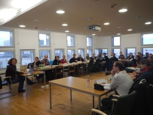 Presentation of the POLMAR graduate school by Claudia Hanfland and discussion on the situation and importance of graduate schools within the Helmholtz Association