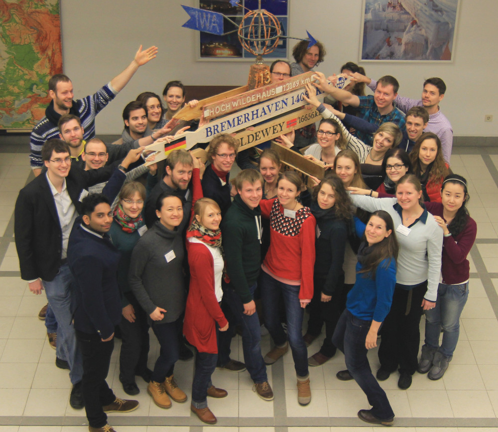 The Helmholtz Juniors of 2015 at the Alfred-Wegener-Institut